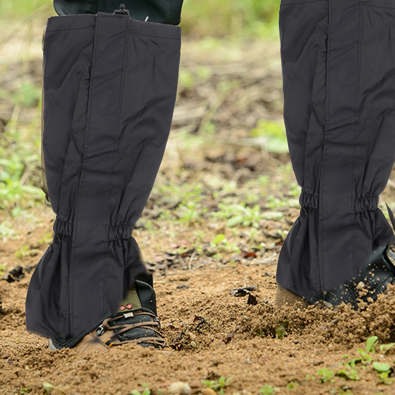 

Waterproof Gaiters Anti snow Leg Protection Black Polyester Wear resistant Outdoor Activities Hiking Climbing Fishing Hunting