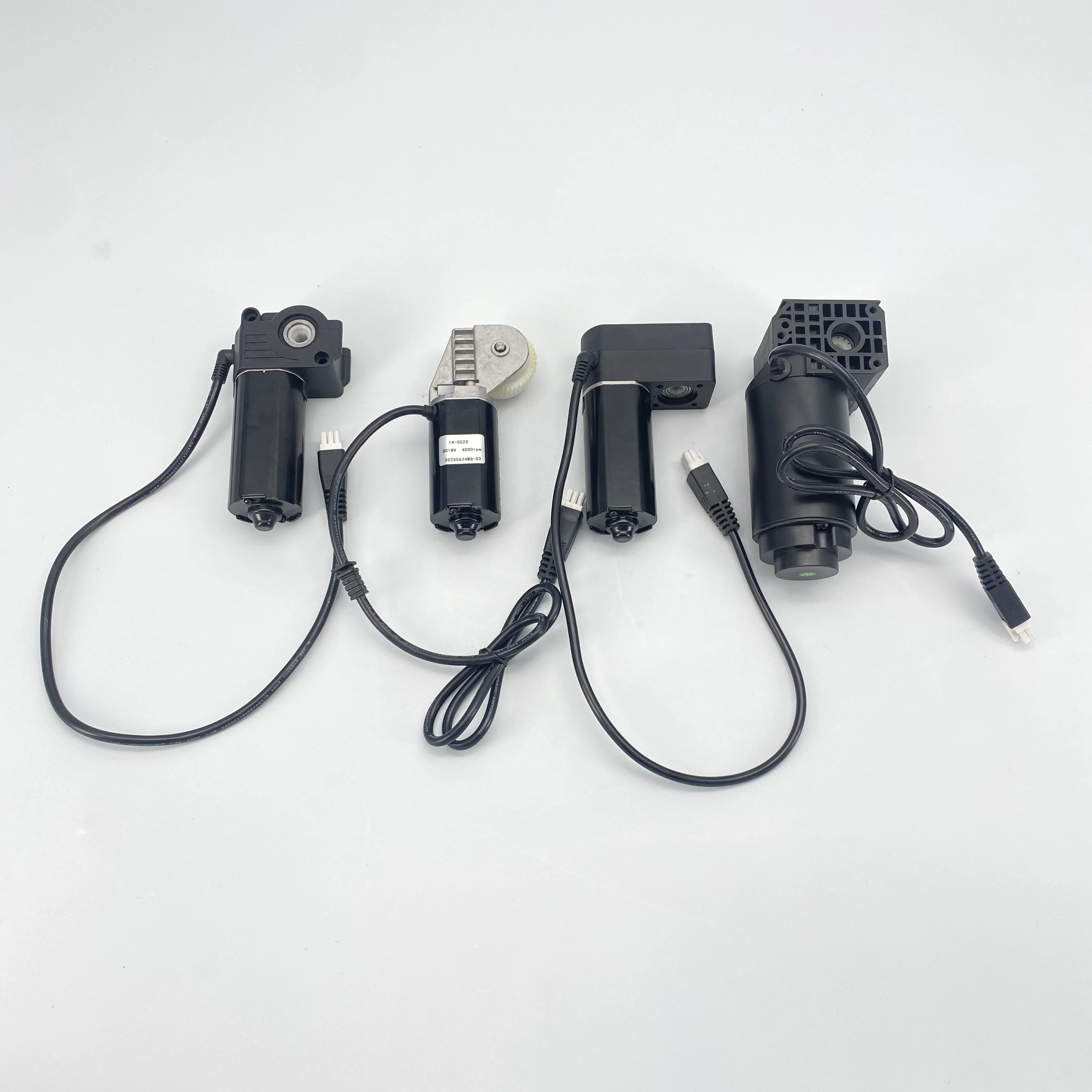 24V 방수 브러시드 DC 모터 가변 속도 마이크로 스마트 홈 전기 자전거 리프팅 테이블 보트 팬 방수용