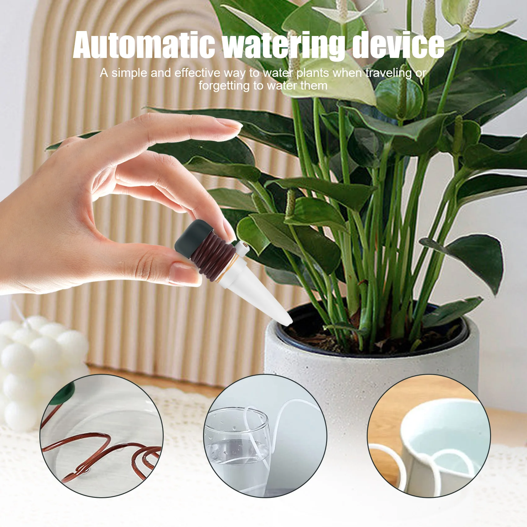 

Система автоматического полива BAAJ-Watering Pile, система капельного орошения для растений на улице и в помещении (16)