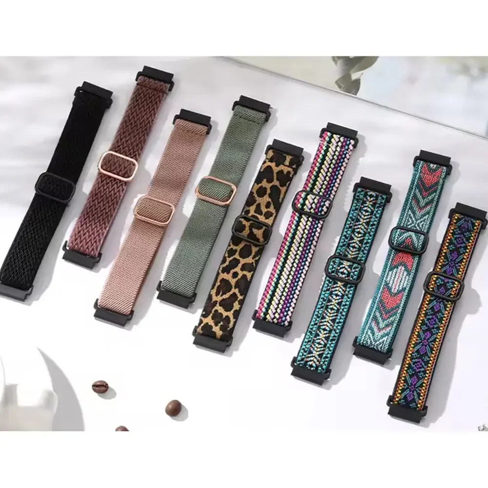 New Elastic Nylon Strap For Redmi Watch 5 Active/Lite Women Men Sports Solo Braided Watch Band Loop For Redmi Watch 3Active/Lite