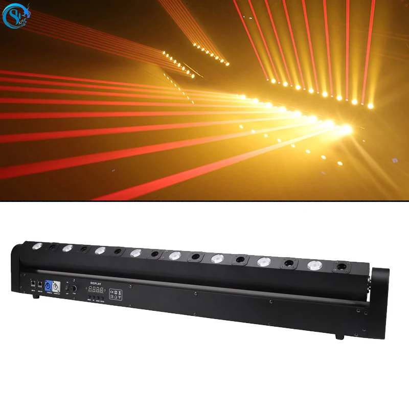 

Wholesale 8 Eyes Full Color LED Laser Light Laser Beam Moving Head Stage Light By DMX Control For Disco Party Bar