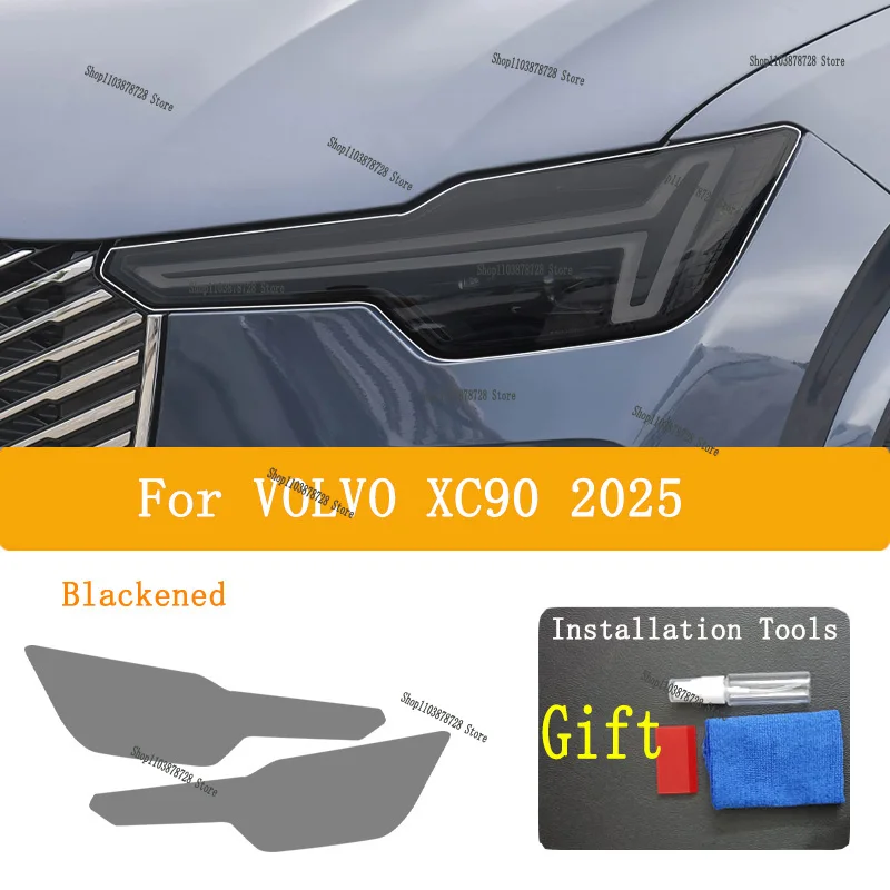 

For VOLVO XC90（ 2025）TPU Car Exterior Headlights Anti-Scratch Protective Film Headlamps Repair Sticker Accessories Ref