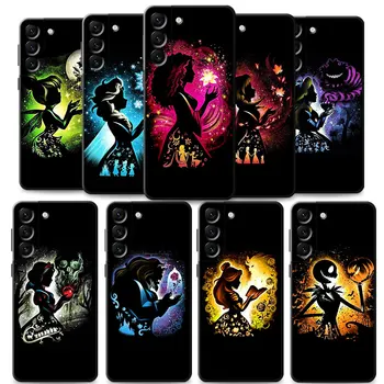 Samsung Galaxy S24 S20 FE S22 S21 Artı S23 Ultra 5G S8 S10 S10e S9 S7 S20Ultra Kapak Silikon Disney Karikatür Prenses