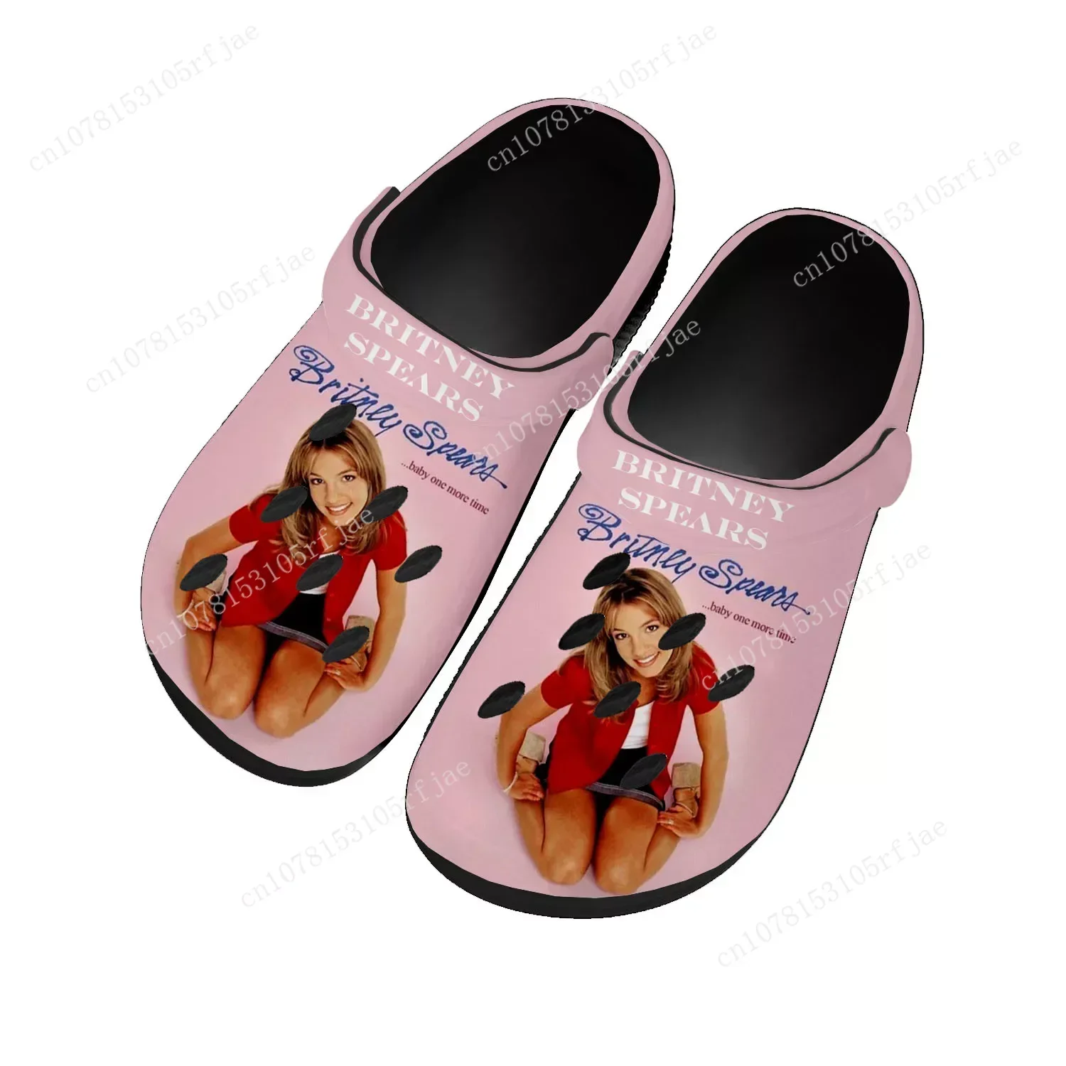 

Britney Spears Home Clogs Custom Water Shoes Mens Womens Teenager Shoe Garden Clog Customized Breathable Hole Slippers Black