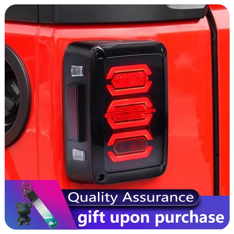 المصابيح الخلفية للسيارات لسيارة جيب رانجلر JK 2007-2017 ضوء خلفي DRL لمبة خلفية بدوره إشارة LED لمبات جديدة تعديل الفرامل اكسسوارات السيارات