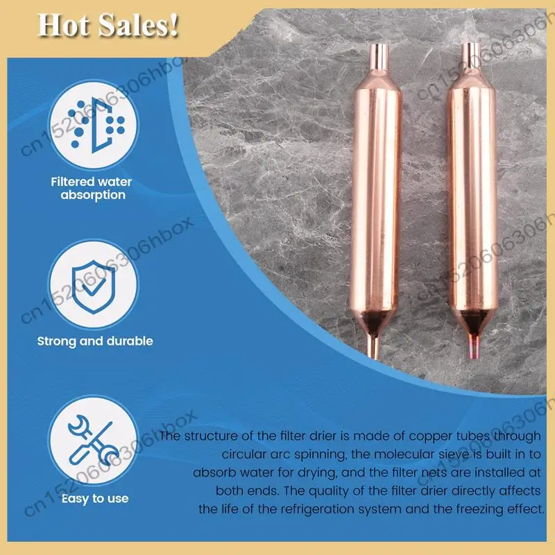 

-HOPE 12X Refrigeration Filters 115 X18mm Refrigerator Filter Dryer Accessories Refrigeration