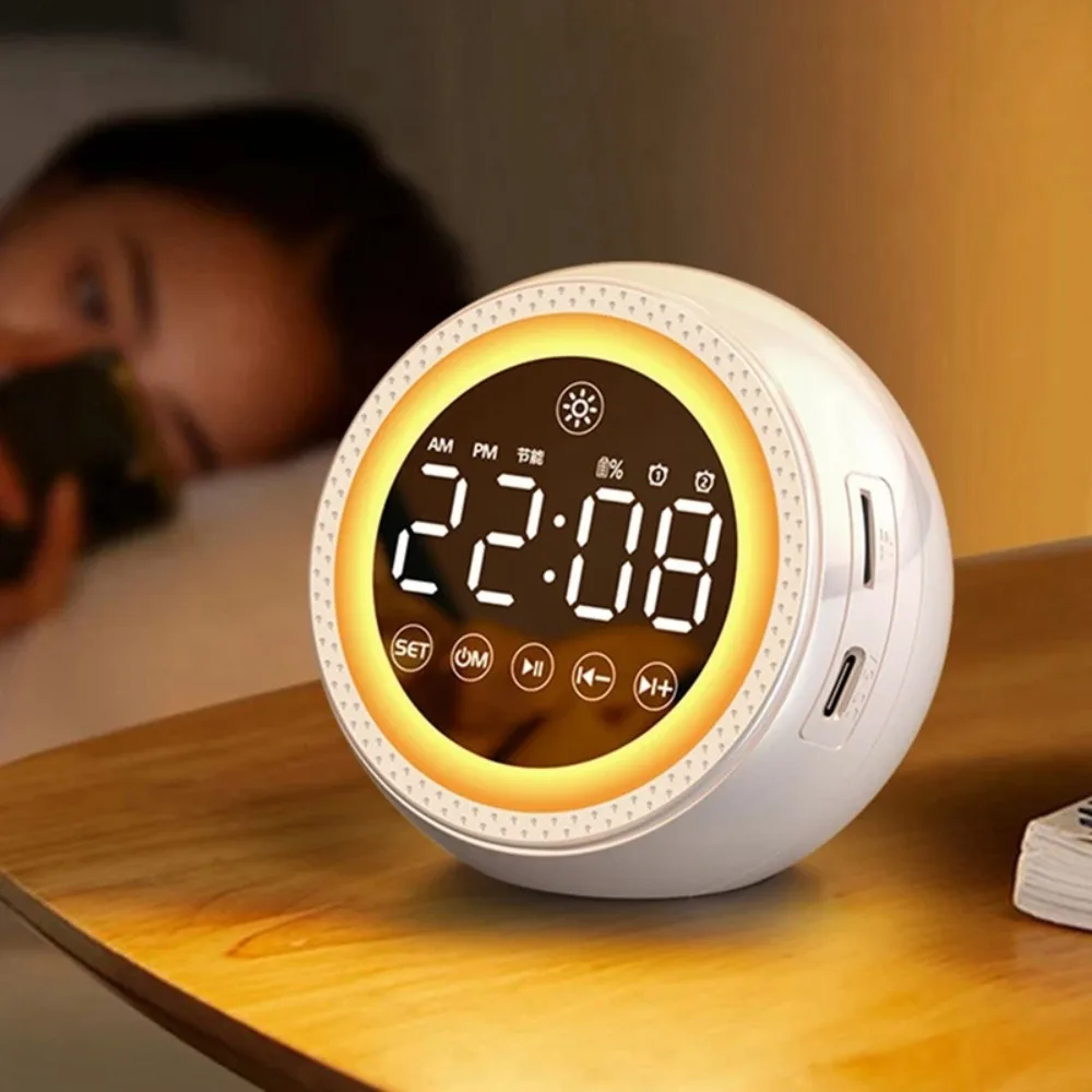 

White Noise Sounder-Nightlight, Alarm Clock,Sleep AIDS Suitable for All Ages