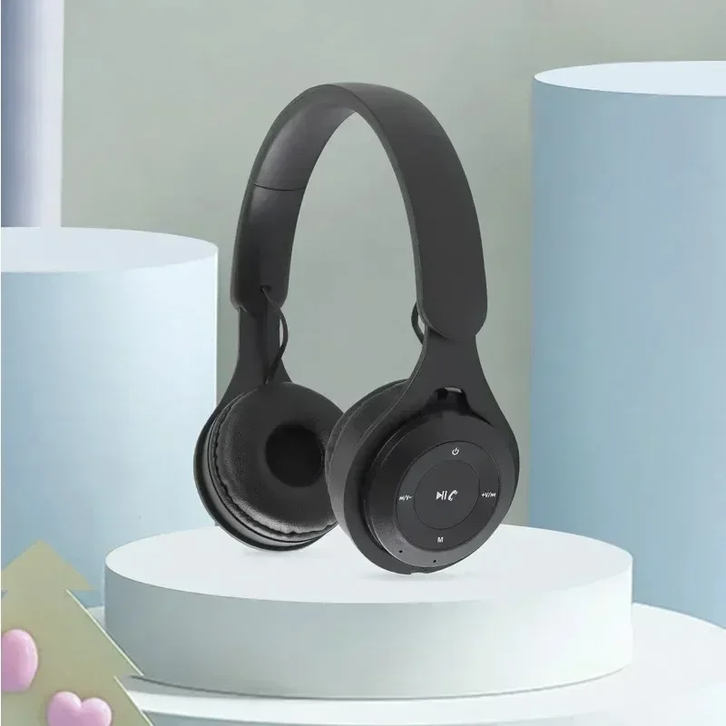 Y08 سماعات بلوتوث لاسلكية للحد من الضوضاء سماعات بلوتوث سلكية مع كابل مشغلات MP3 لهدايا الأطفال