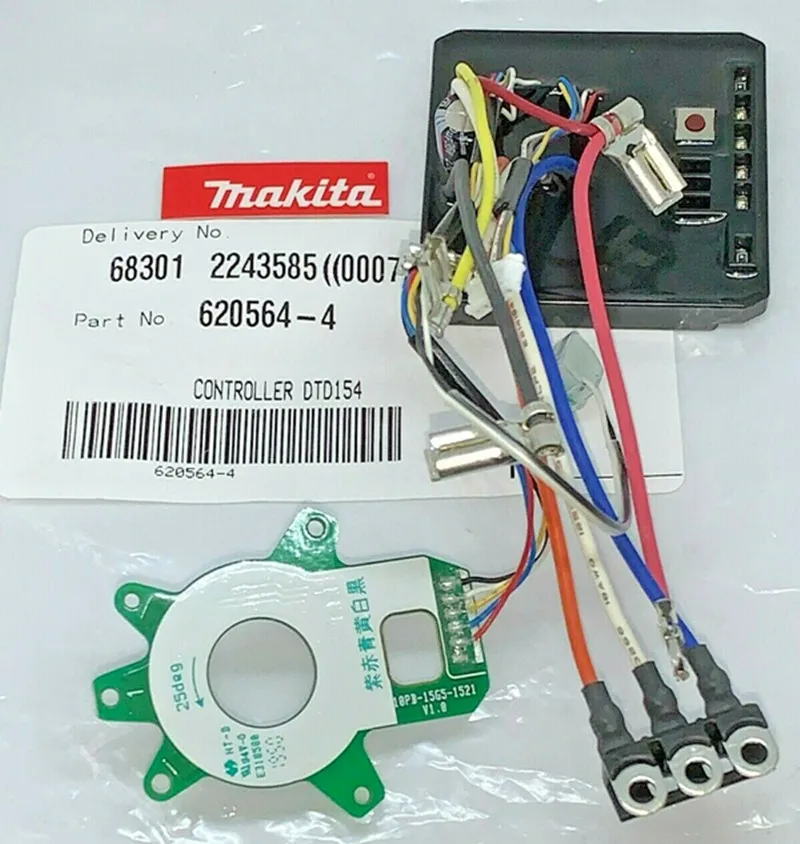 Makita Controlador de Estator Dtd154 dc 18v Driver de Impacto de Teclas 6205644