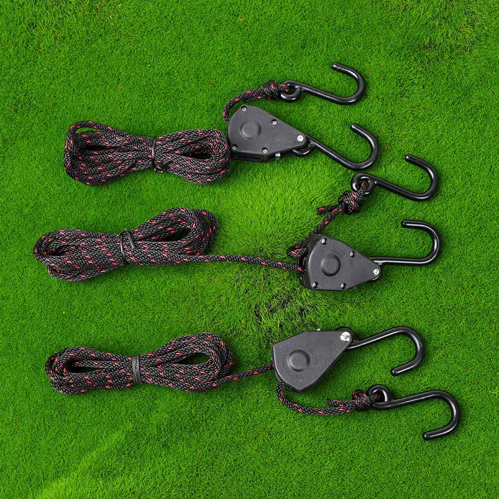 5 Styles Lights Lifting Awning Wind Rope Fixed Buckle Pulley Adjustable Rope Fastener Tensioner Ratchet Hangers