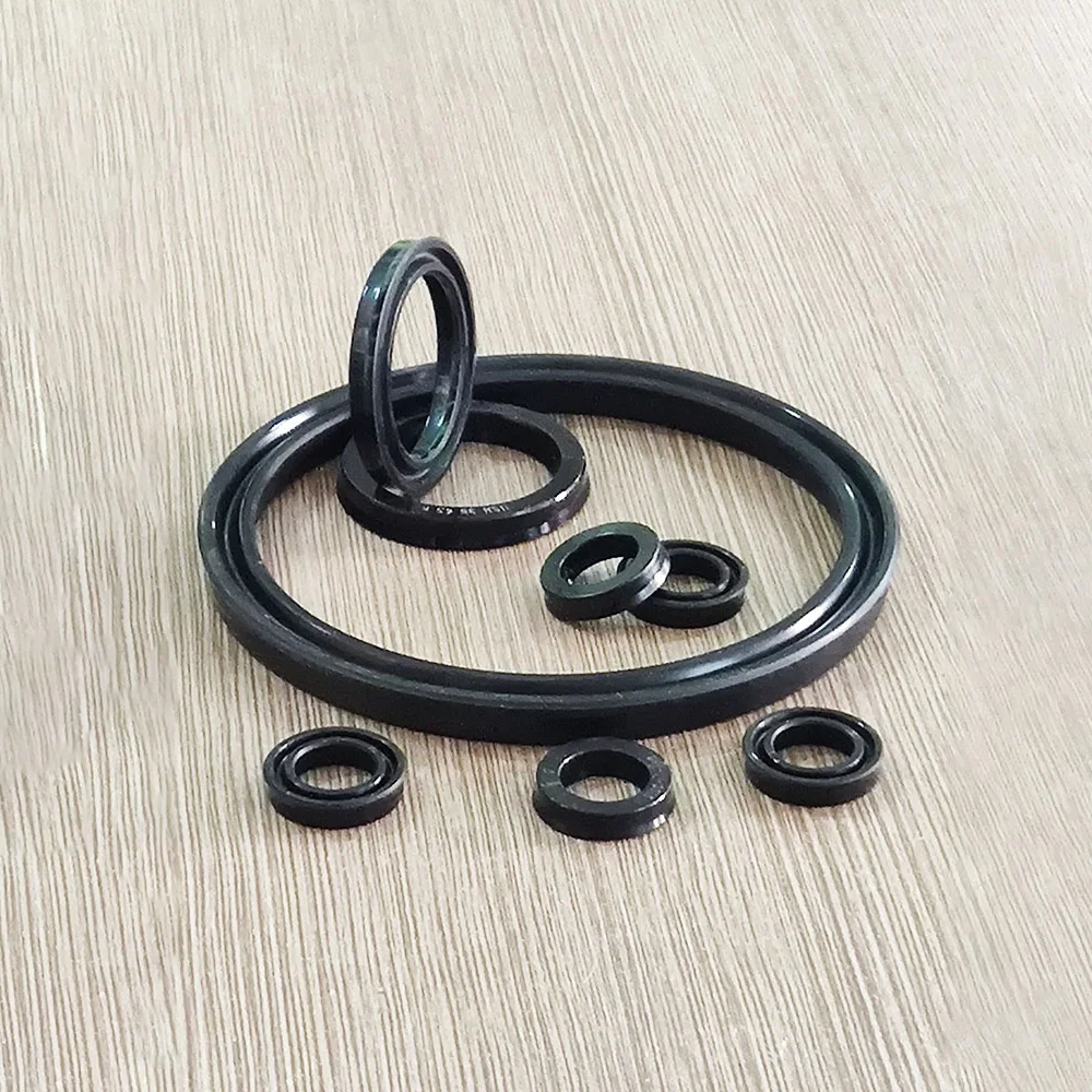 USH/UPH/Y/U/V Type Ring NBR Hydraulic Oil Seal Cylinder Piston Sealing Ring Gasket For Shaft Hole ID 6.3mm-210mm Height 5mm-12mm