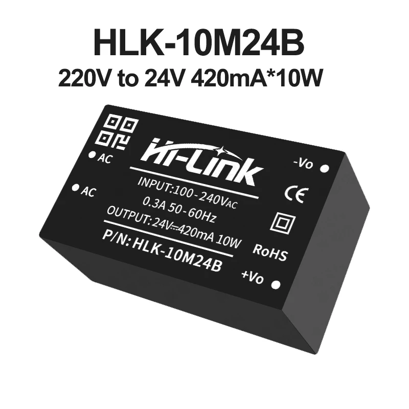 HiLink 저가형 110V 220V ~ 10W 3.3V/5V/9V/12V/15V/24V HLK-10M05B/10M09B/10M12B/10M15B/10M24B AC DC 전원 공급 장치 모듈