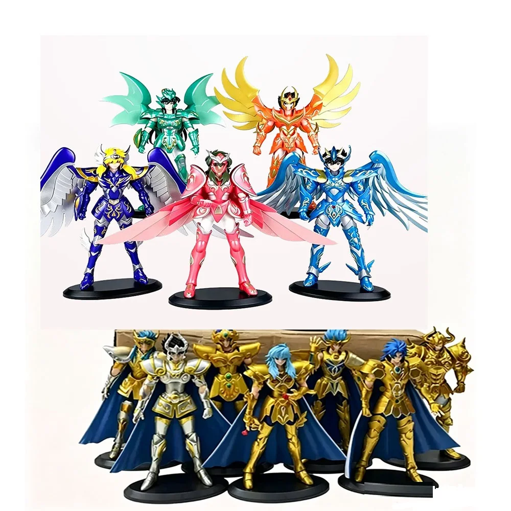 Gold Saint Seiya Figure Saint Sagittarius PVC Action Figure Libra Gemini 18CM Amine Toy Figurine Aixlan