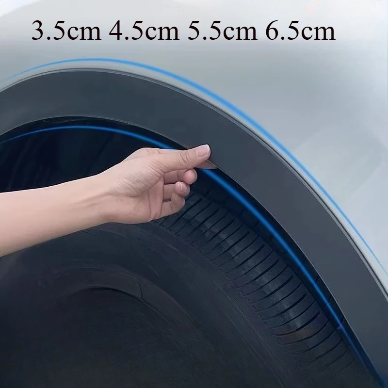 Universal PVC Car Seal Strip Fender Flares Arches Wing Expander Auto Mudguard Wheel Eyebrow Anti-collision Mud Guard Strip