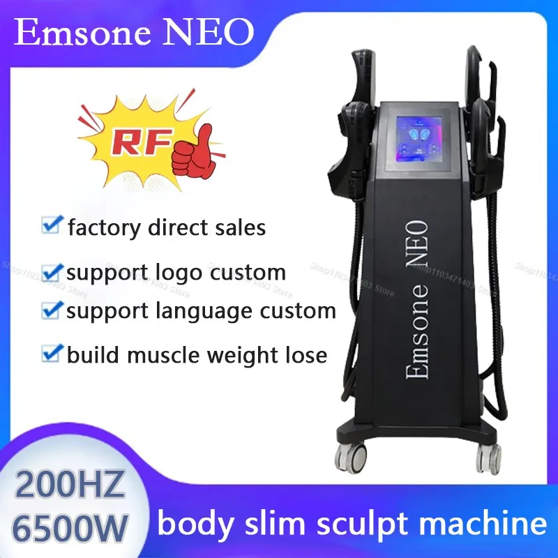 new upgrade Nova ems body sculpt slimming machine 15 Tesla 6500W RF Emsone NEO weight lose muscle building fat burning massager