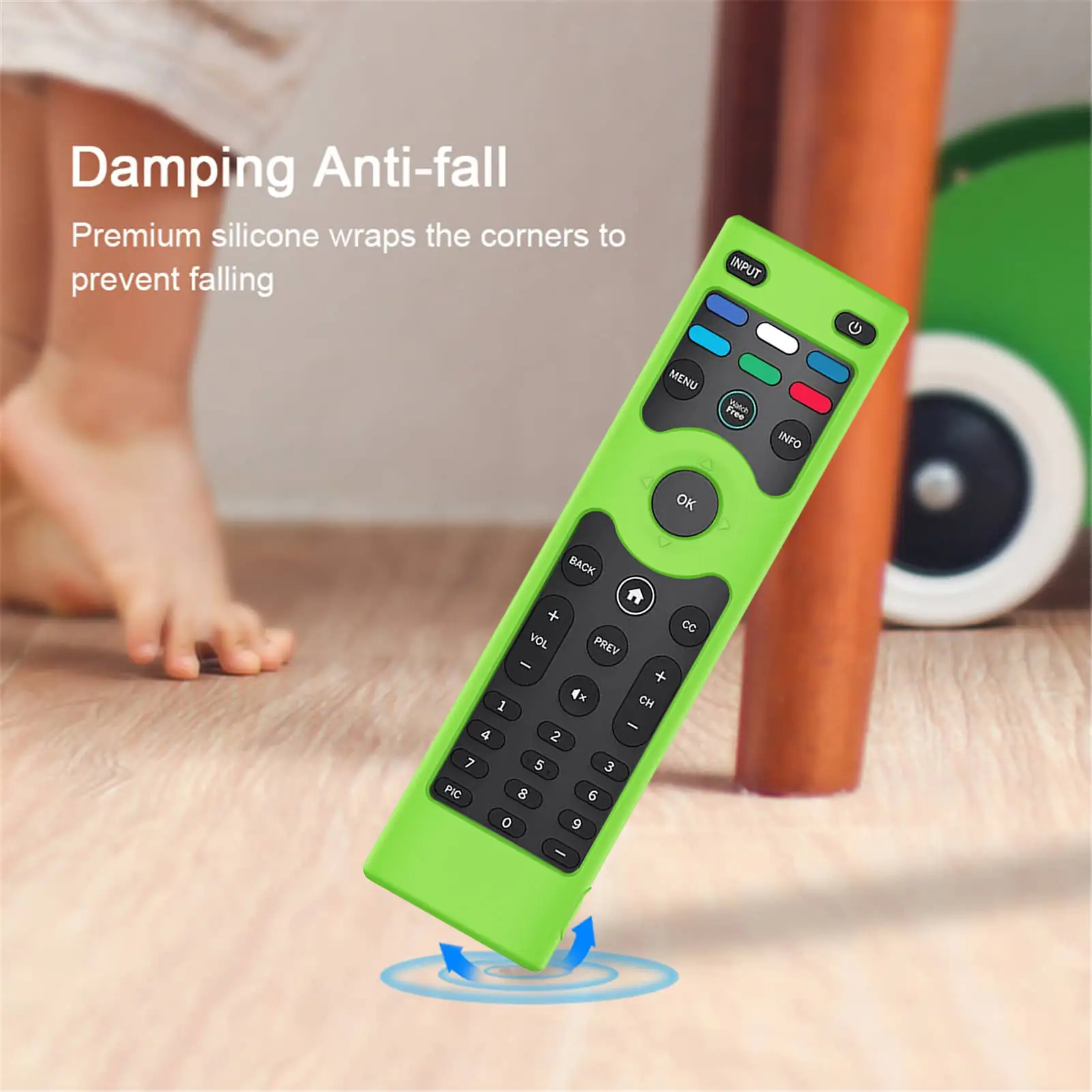 Protective Cover ForVizio XRT140 TV Soft Silicone Skin Remote Control Case Waterproof Shockproof Remote Control Case