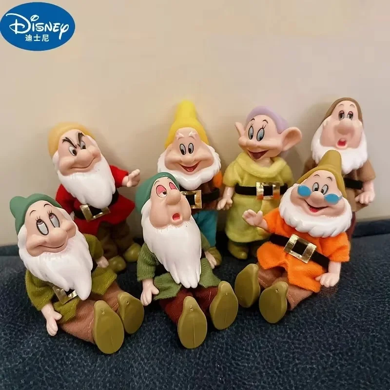7 stücke Disney Schneewittchen Und Die Sieben Zwerge Action Figur Spielzeug 15 cm Prinzessin Pvc Puppen Sammlung Spielzeug Für Festival geschenke