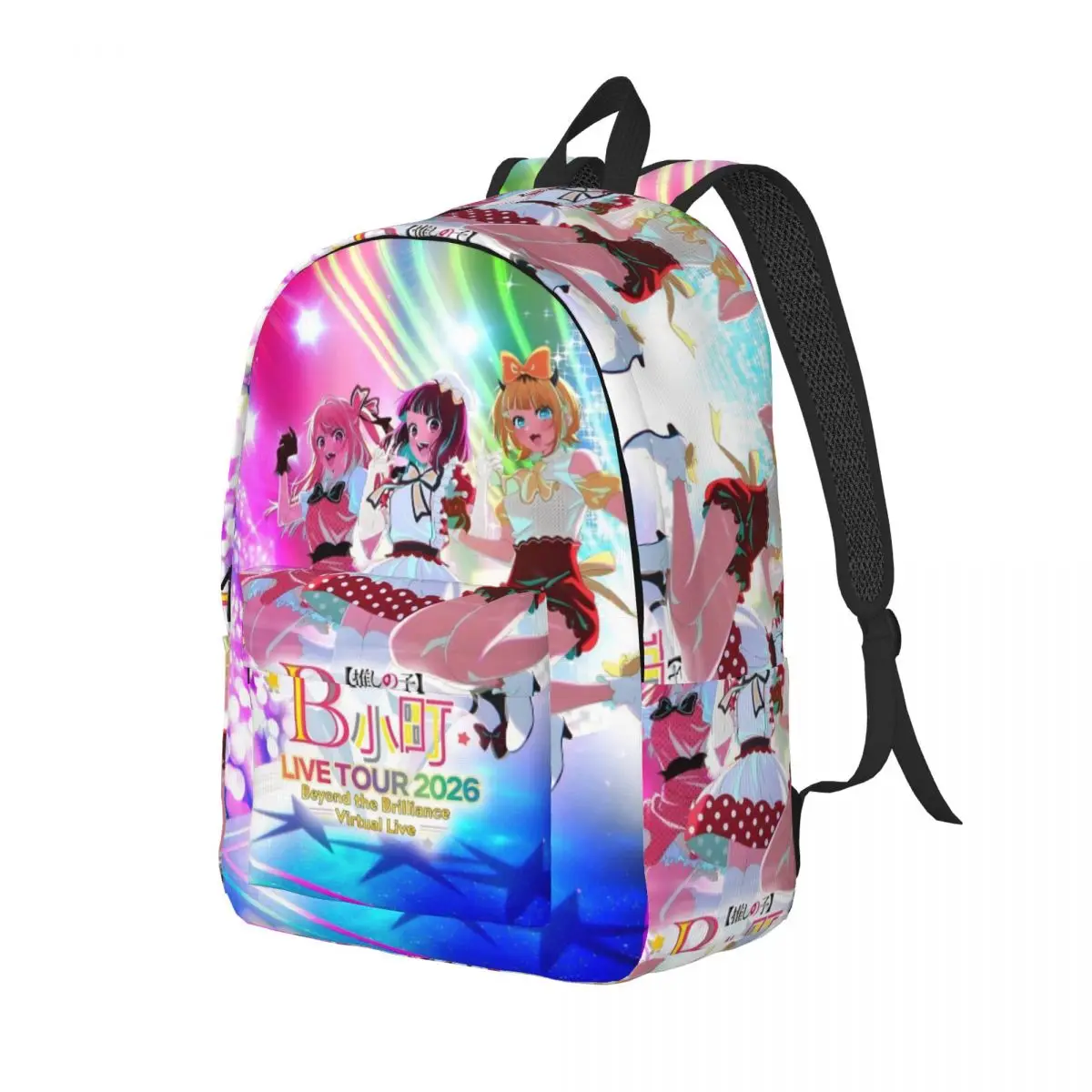 حقيبة ظهر أنيمي أوشي نو كو للأولاد والبنات والأطفال حقيبة كتب مدرسية للطلاب 2026 جولة حية Daypack حقيبة رياض الأطفال الأساسية الرياضية #2