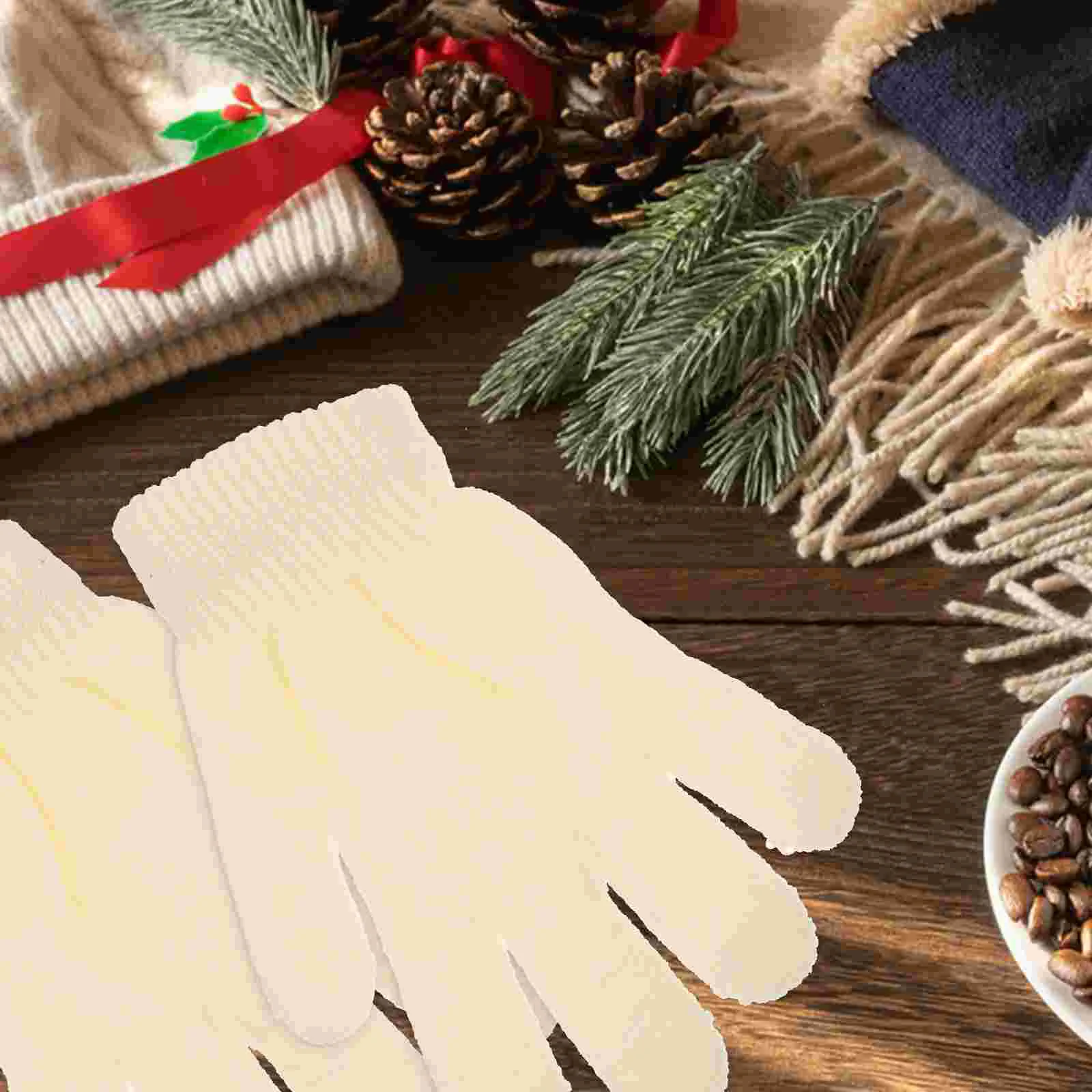 Guantes de Metal para niños y mujeres, manoplas pequeñas de algodón para niños, impermeables de invierno con cinco dedos