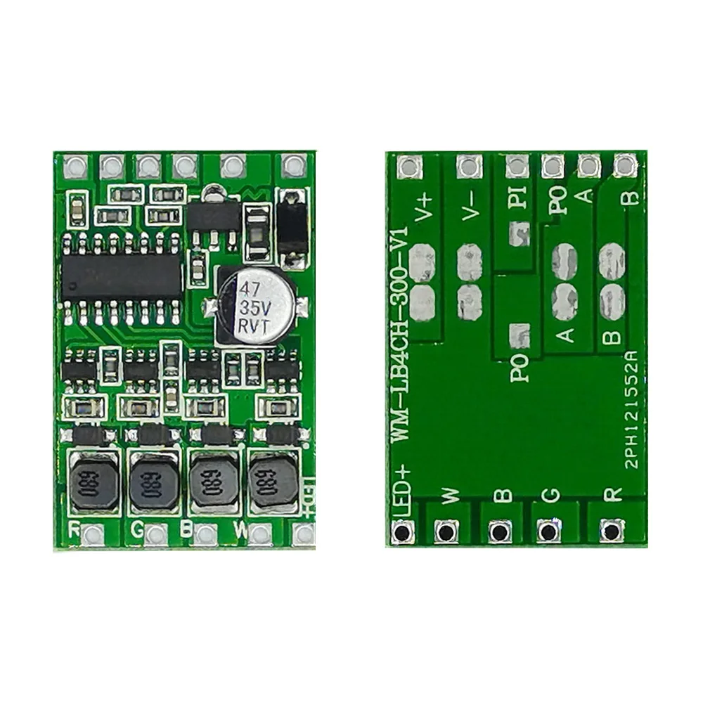 Taidacent 4CH RGBW DMX512 Decoder DMX 512 RGB Led Controller 4 Channel Dimmer DMX Controller 300mA Constant Current 36W 12V 36V