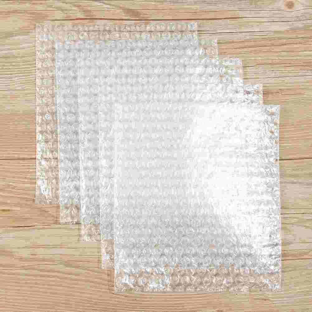 100 PCS Bag Packaging Pouches Self Seal Envelope Packing Package Simple Mail Sack Shockproof White for Store