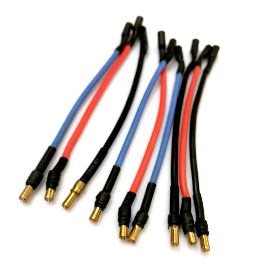 3pcs RC Motor/ESC Extension Cable 10CM/25CM with 16AWG Silicone Cable 3.5mm Banana Head For RC Drone Car Toy Wholesale