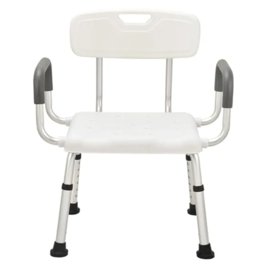 

Plus Size 24in Extra Wide Shower Seats for Adults with Arms and Back Semi Pre-Assembled Bath Chairs for Seniors or Big and Tall