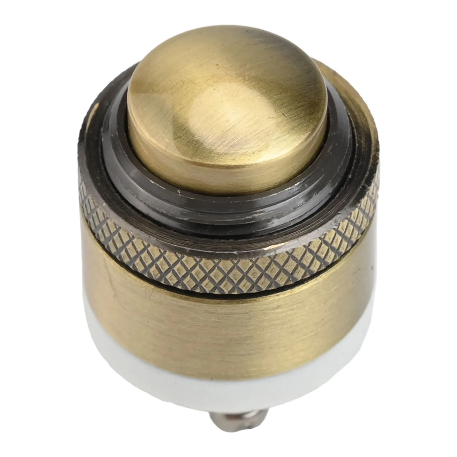 for access Control Button 16mm Round Brass Doorbell Switch with 36VDC 2A for Max Current Waterproof and Vandal Resistant Design