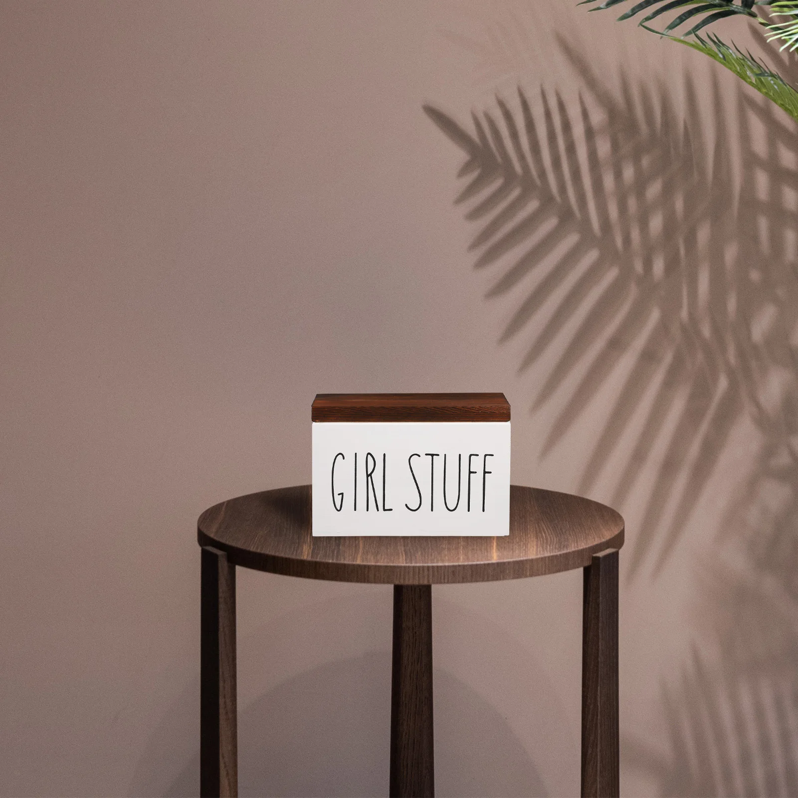 

Elegant Wooden Period Organizer Discreet Feminine Product Storage Box Multifunctional Bathroom Container Bathroom Organizer