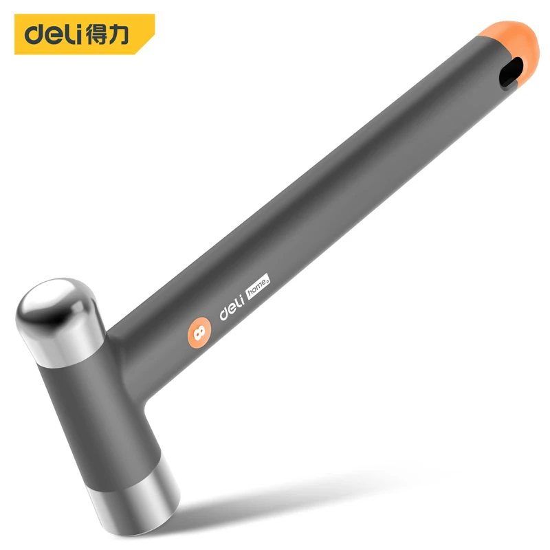 Deli 1 Pcs 250g Mini Hammer High Carbon Steel Material TPR Non-slip Handle Installation Nail Hammer Carpenter Portable Hand Tool