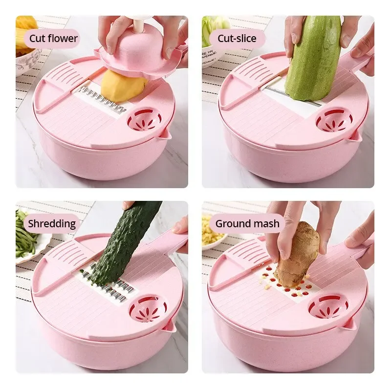 Kitchen multifunctional vegetable cutting tool, household silk slicer,radish slicer, potato slicer,and other multi-purpose tools