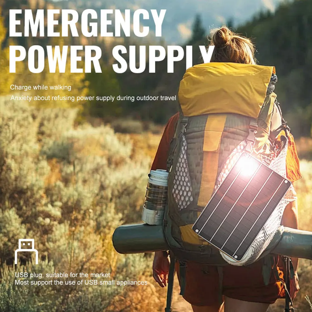 10W 18V USB Solar Panel Ladegerät Solar Tragbare Solar Panel Kit Wasserdichte Solar Panel für Telefone Power Bank kleine Fans