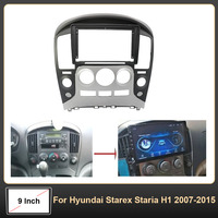 9 Inch Car Frame Fascia Adapter Decoder Android Radio Dash Fitting Panel Kit for Hyundai Starex Staria H1 2007-2015