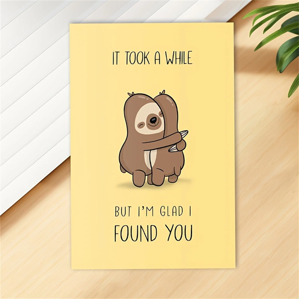1pc，Anniversary Birthday Card for Her Him Funny Birthday Card for Boyfriend Girlfriend Husband WifeHandmade Greeting Card (It to