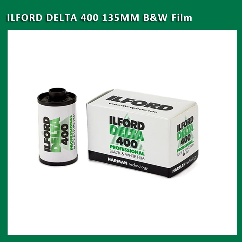 1 Rolo ILFORD 135mm Rolos de Filme P & B HP5 Mais 400 /Pan 100 /Pan 400 /Delta 400 Filme