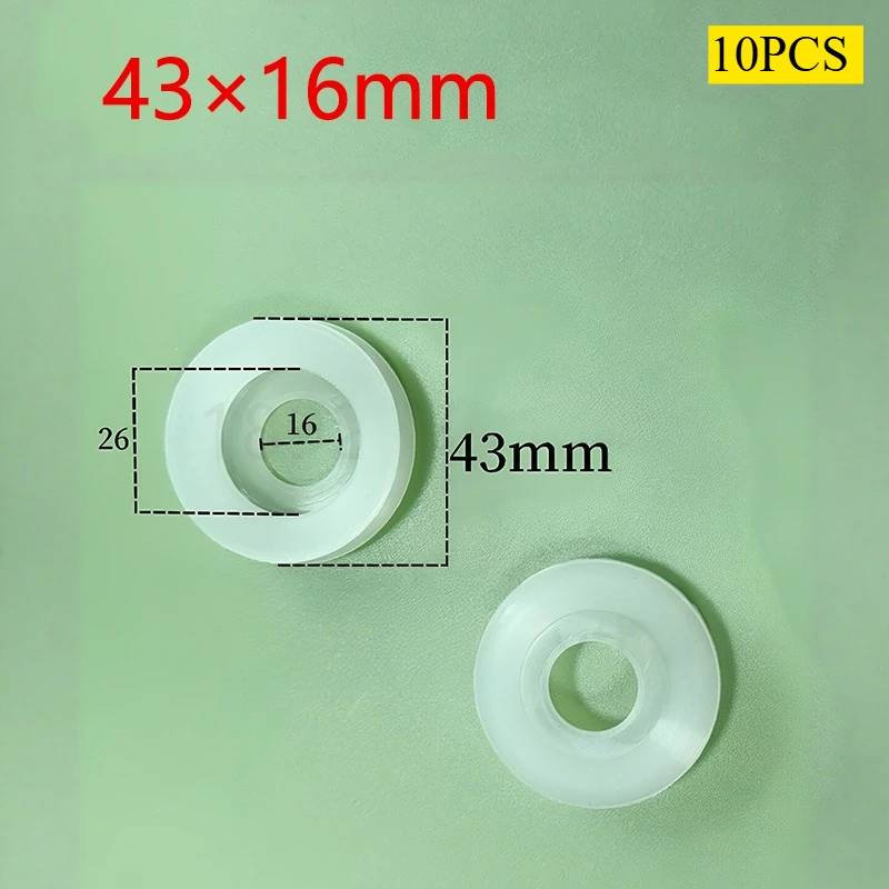 10PCS 43×16mm Rubber Sucker Suction Cups For Bobst Die Cutting Machine Spare Parts Bobst Sucker