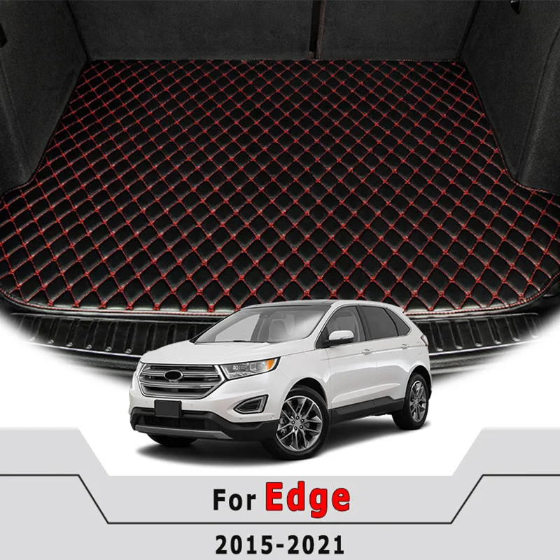 Car Trunk Mats For Ford Edge 2021 2020 2019 2018 2017 2016 2015 (5 Seats) Vehicles Cargo Liner Carpet Auto Interior Accessories