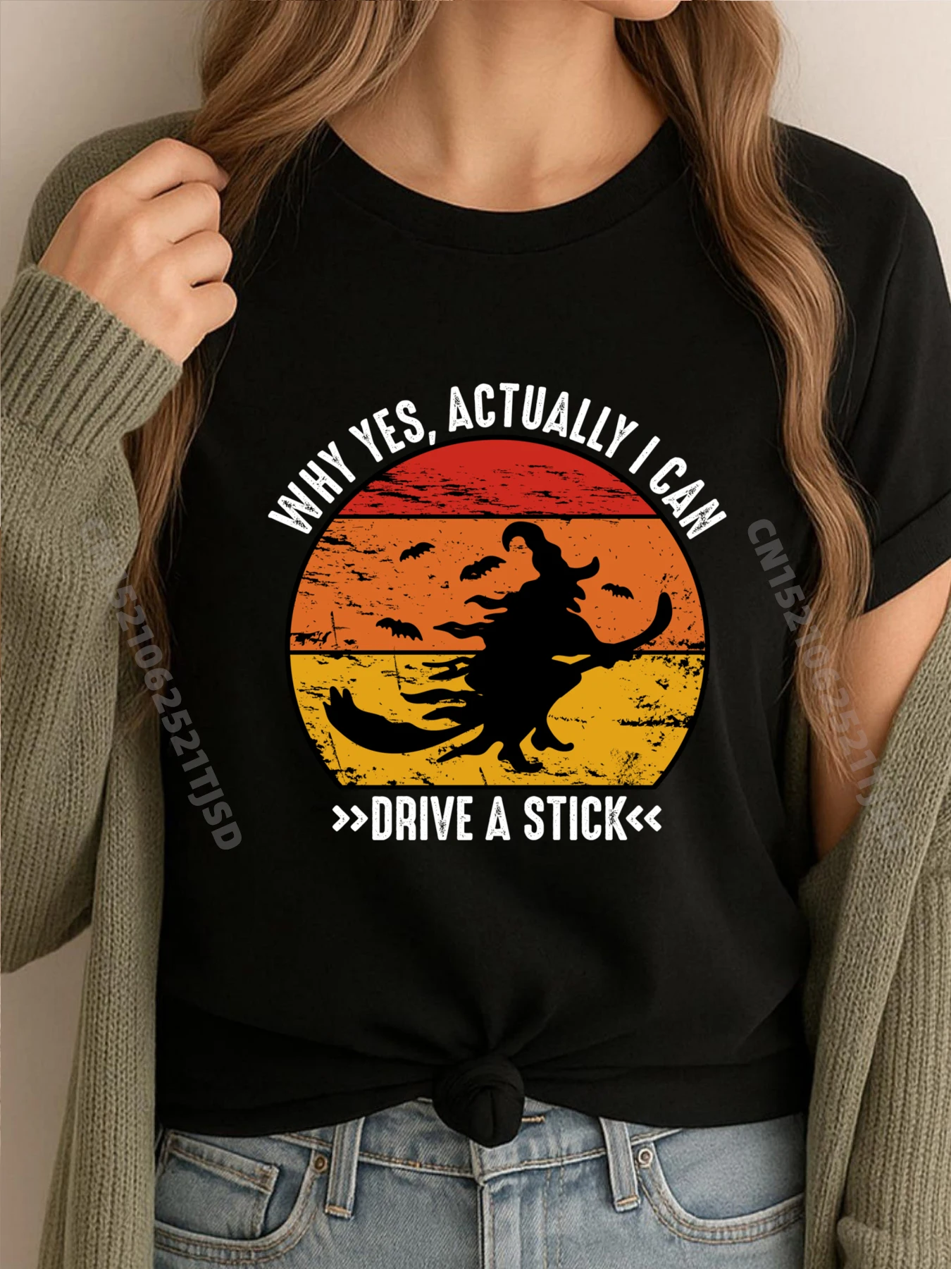 

Идеи на Хэллоуин, почему да, потому что я могу управлять палку, мужская одежда, футболка больших размеров, женские футболки