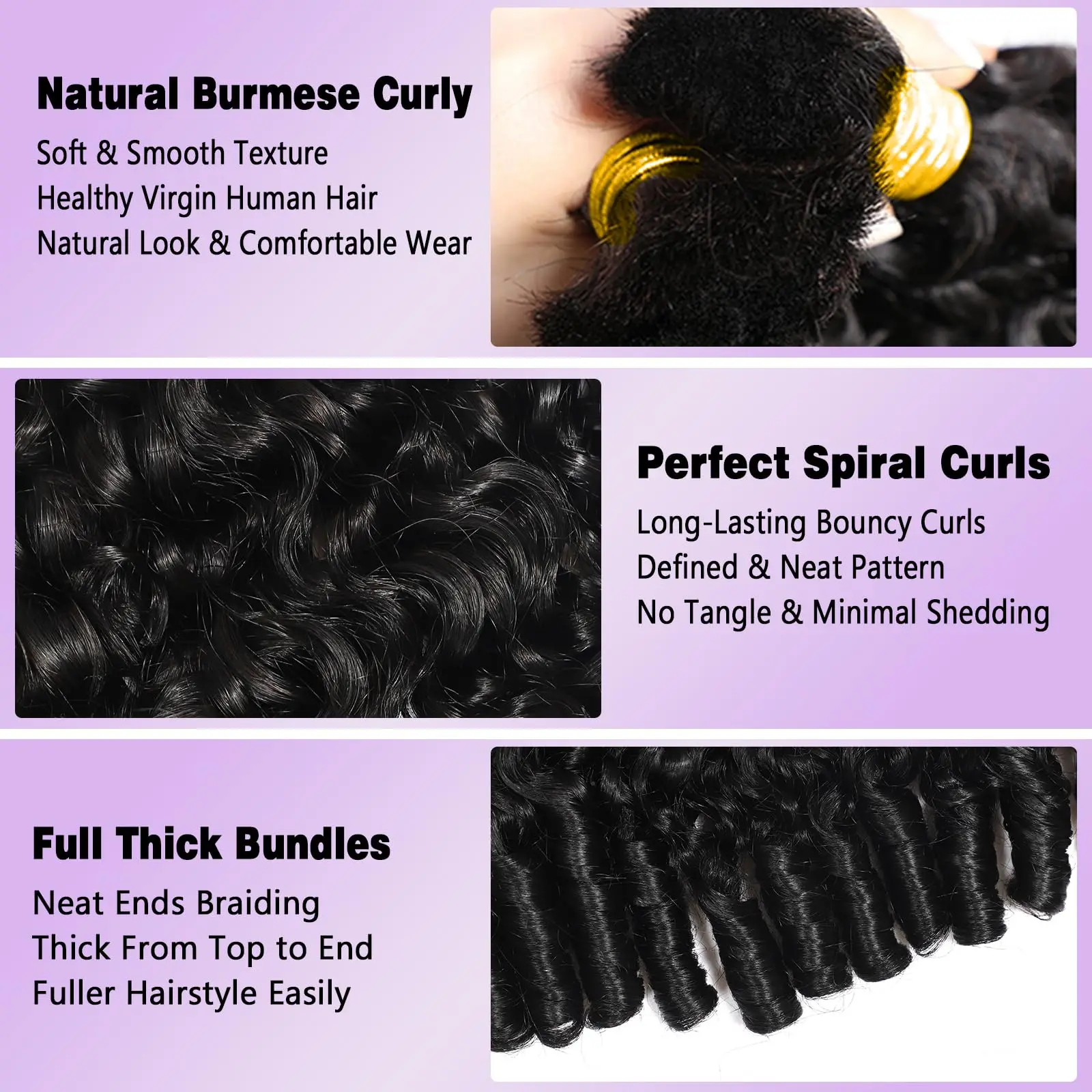 Cabelo Humano 12A para Tranças - Water Wave Bulk Human Hair For Braiding avaliação e preço