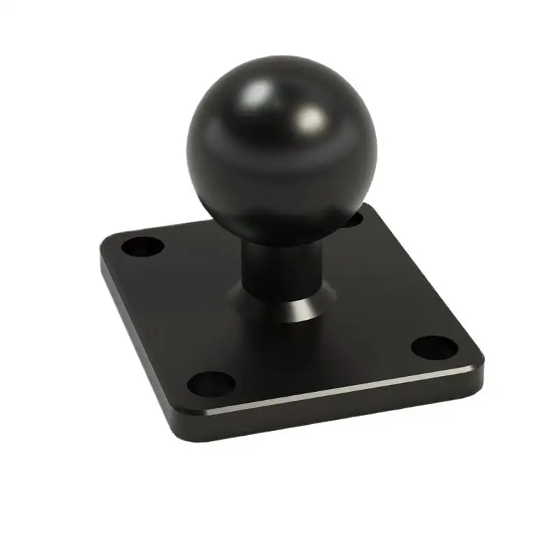 25mm Ball Mount Base Adapter High Strength Aluminum Alloy Square Ball Plate for Electric Scooter Phone Holder Fixing