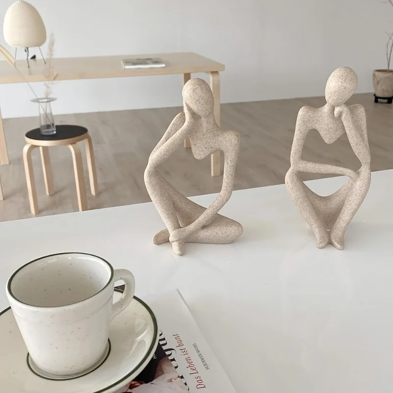 DIY diepe reflectie op menselijke kaars ornament siliconen mallen gips kandelaar desktop decoratie hanger hars mal handwerk