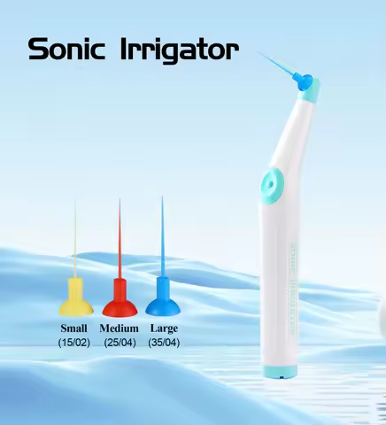 120pcs Tips Dental Basic Instrument Endo Cleaning Pink Odontologia Sonic Irrigator Dentistry Sonic Activator for Endo Root Canal