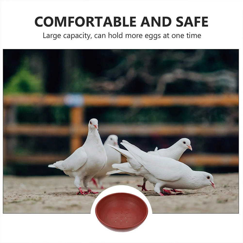 Pigeon Nest Egg Bowl Reusable Bird Supplies Quail Breeding Pet Hatching Plastic Dove Nesting