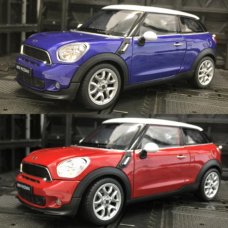 1:24 simulation BMW MINI Cooper S Paceman alloy car model static metal ornaments collection model to give a friend a gift