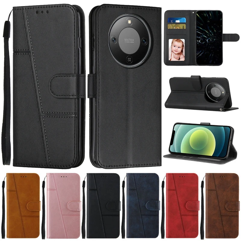 ل Honor X9D حافظة محفظة قلابة غطاء الكتاب على ل Coque Honor X9d غطاء HonorX9D X 9D MTN-NX1 حافظة هاتف حماية جلدية Funda #1