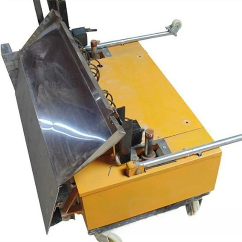 

Fully automatic wall plastering machine 80 cm 1 meter wide wall plastering machine, automatic up and down powder wall machine