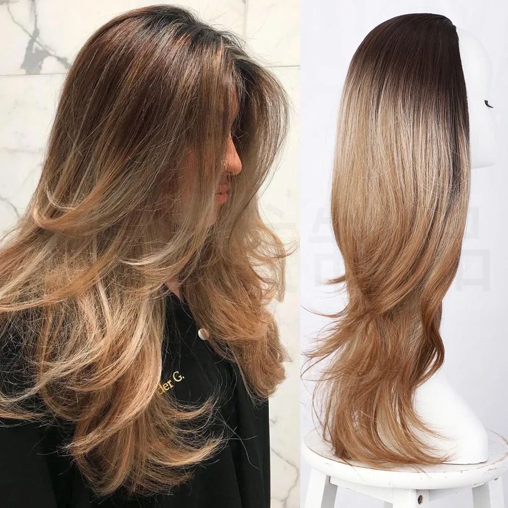 

Wig Women's Big Wave Heat Resistant High Temperature Silk Wig