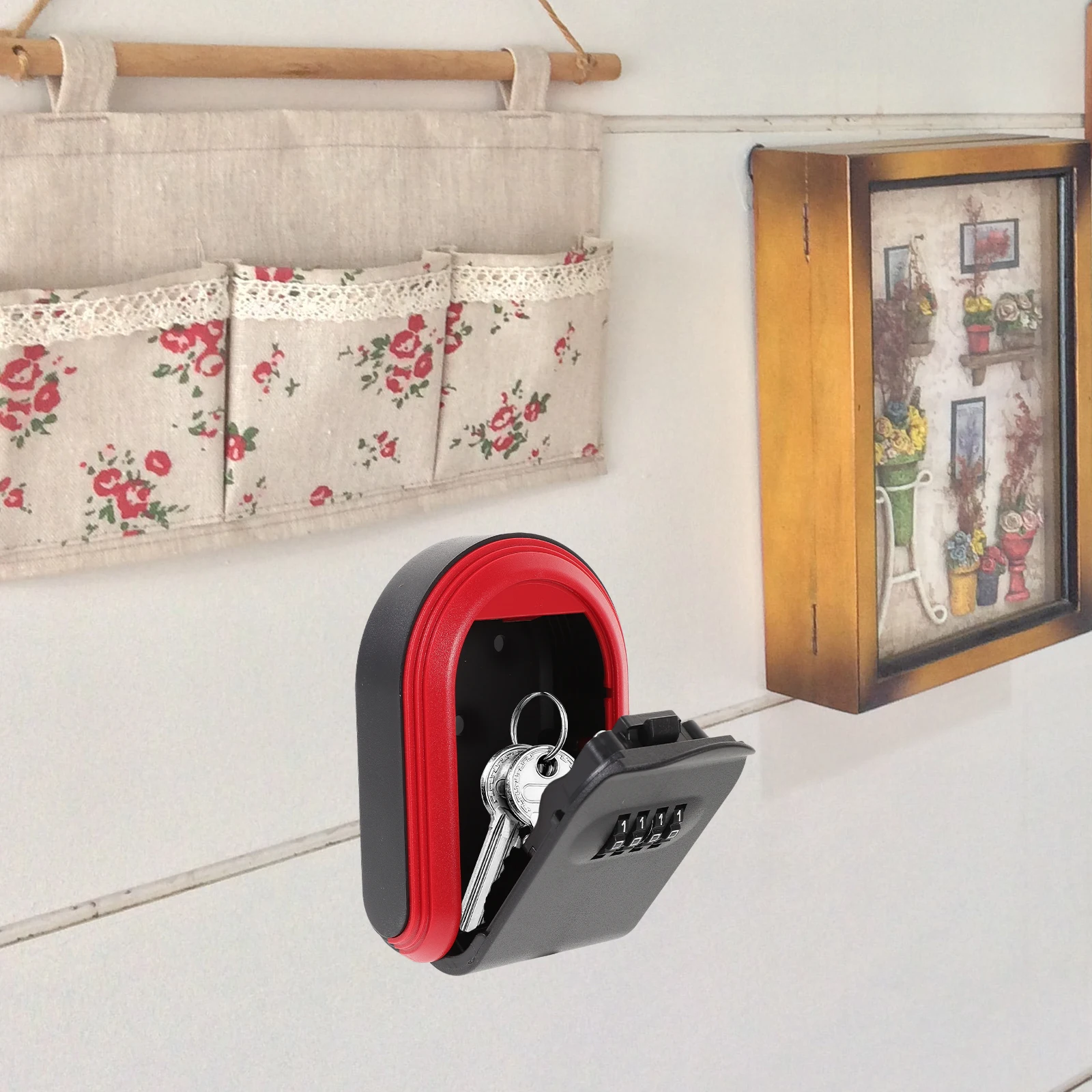 قفل بكلمة مرور صندوق المفاتيح جدار جبل الأمن في الهواء الطلق آمن للمفاتيح تخزين اقفال الصناديق لاستخدام باب الشقة السفر