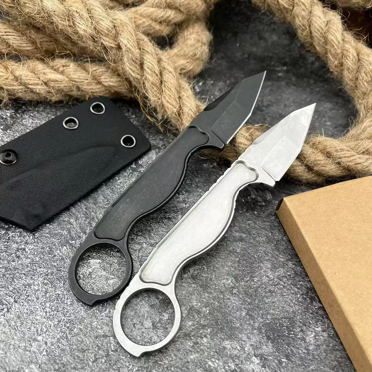 tatico-de-acampamento-ao-ar-livre-portatil-faca-reta-ferramentas-pesca-d2-aco-integrado-pequena-sobrevivencia-na-selva-faca-caca