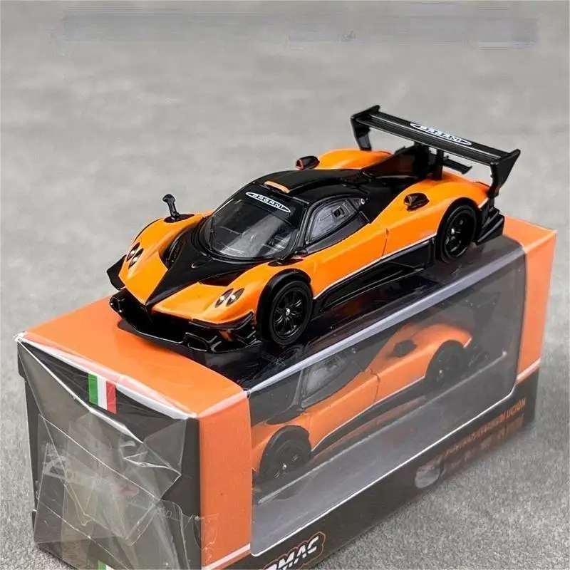 

Tarmac Works TW 1/64 Pagani Zonda R Revolucion Orange Die-cast Alloy Car Model Collection Display Gift